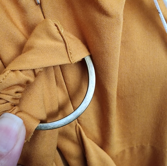 EUC MINKPINK MARIGOLD YELLOW COWL NECK JUMPSUIT Sz Small - Picture 8 of 10